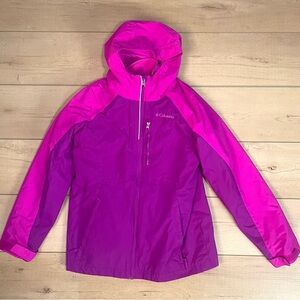 Columbia Girls Kids' Pink Interchange Winter Jacket Size Large